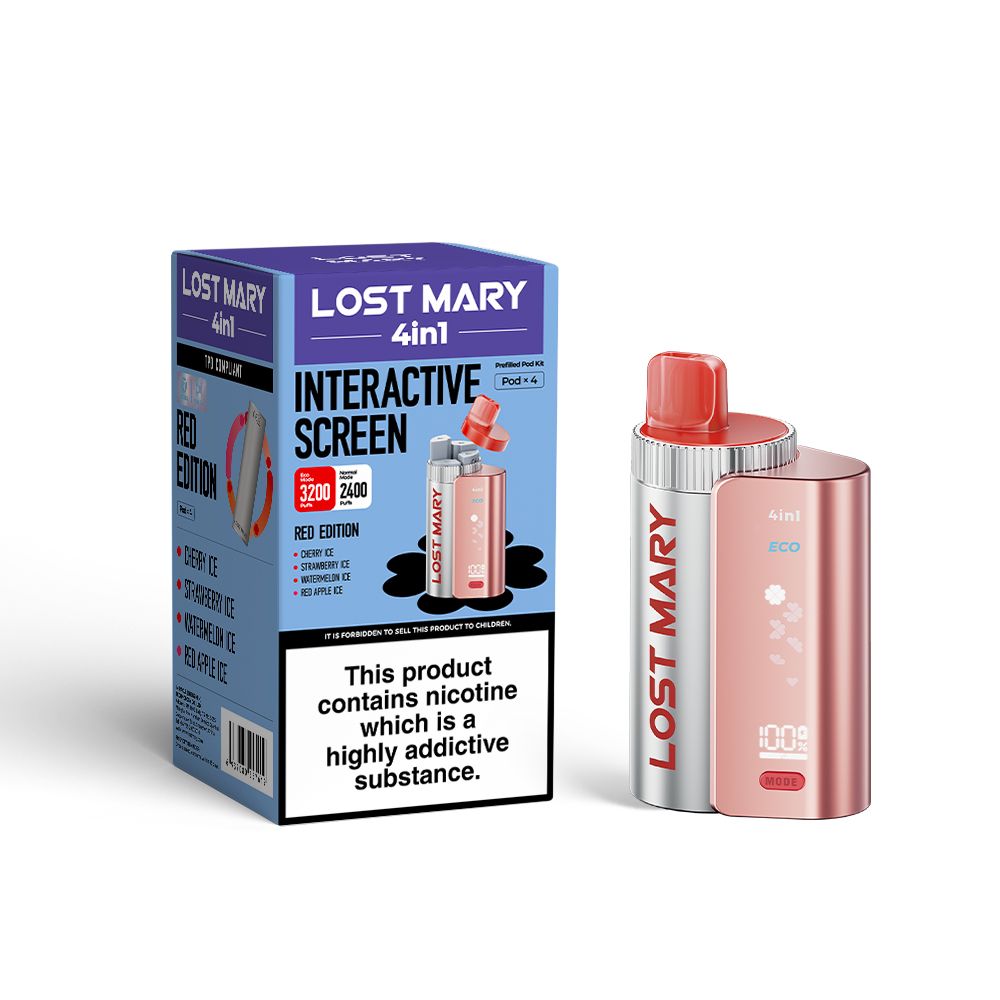 Lost Mary 4-in-1 Pod Kit (RED EDITION)