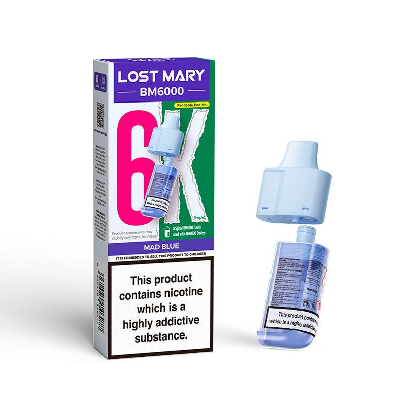 Lost Mary BM6000 Replaceable Pod (MAD BLUE)