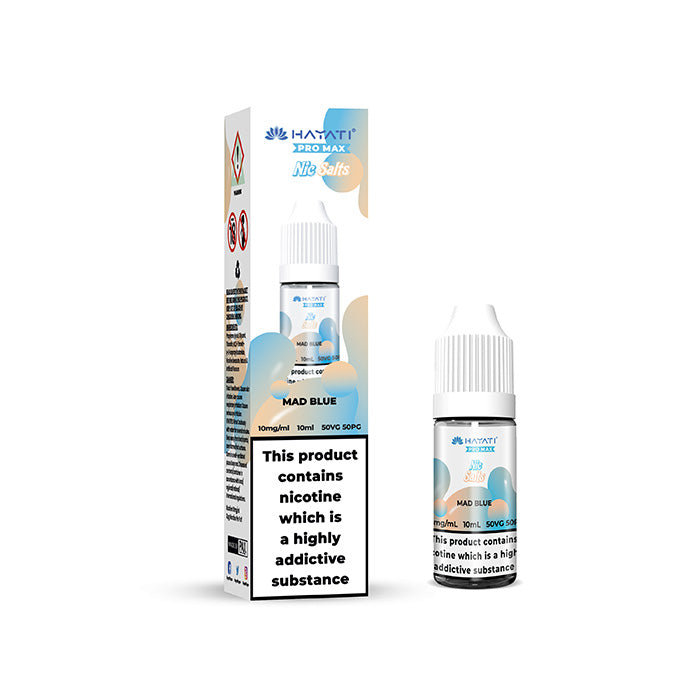 Hayati Pro Max Nic Salt 10mg Mad Blue