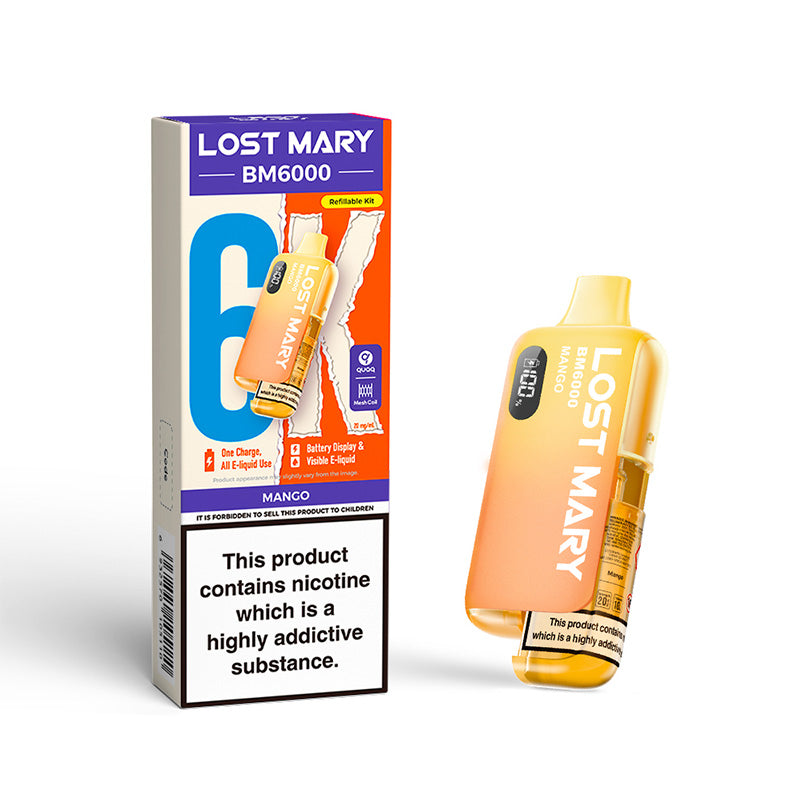 Lost Mary BM6000 Refillable Kit (MANGO)