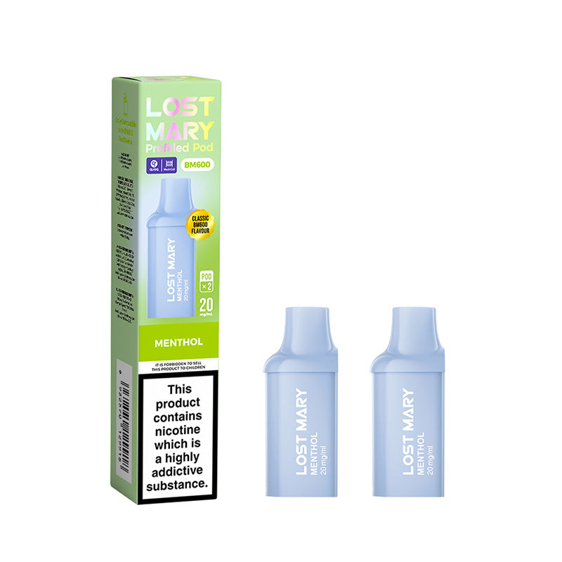 Lost Mary BM600 Prefilled Pods (MENTHOL)