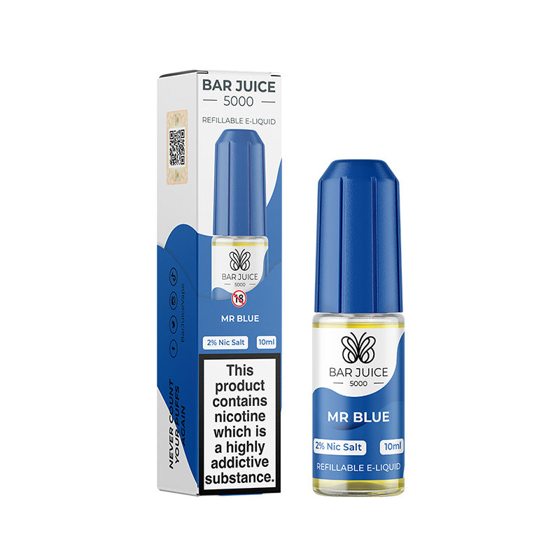 Bar Juice 5000 Nic Salt 20mg Mr Blue