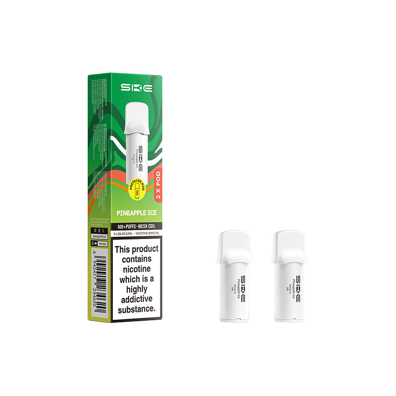 SKE 600 Pro Prefilled Pods 2 Pack (PINEAPPLE ICE)