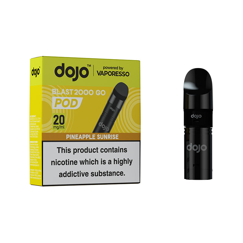 Dojo Blast 2000 Go Prefilled Pod (PINEAPPLE SUNRISE)