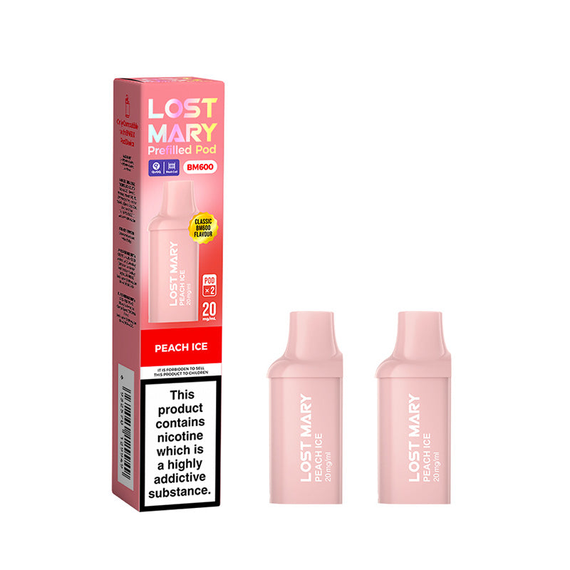 Lost Mary BM600 Prefilled Pods (PEACH ICE)