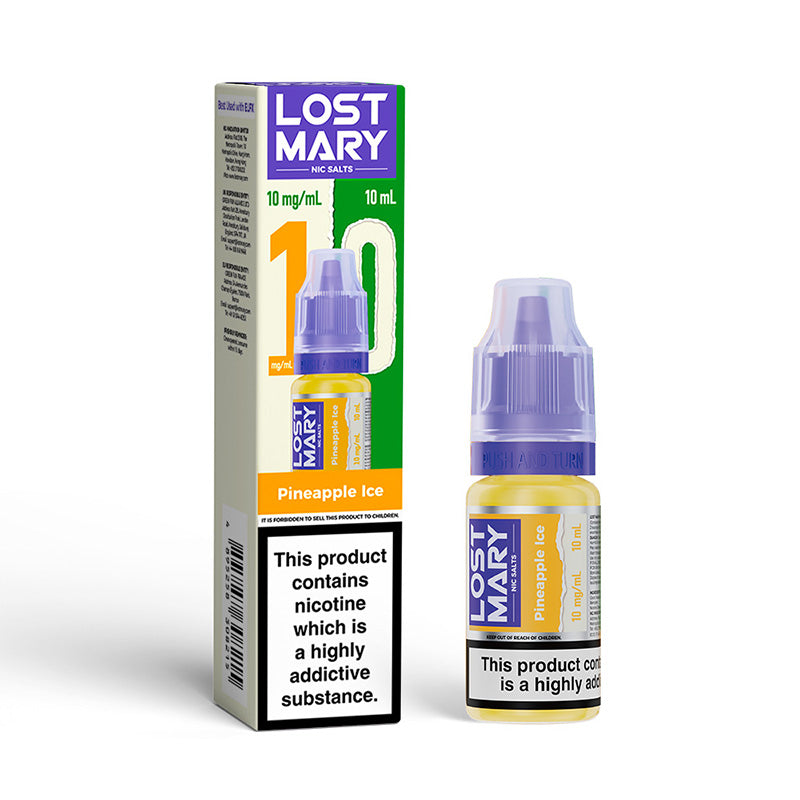 Lost Mary Nic Salt 10mg (PINEAPPLE ICE)