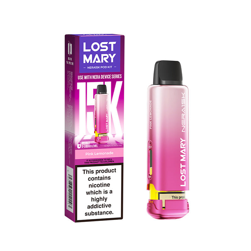 Lost Mary Nera 15K 20mg Prefilled Pod (PINK LEMONADE)