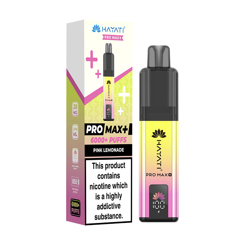 Hayati Pro Max 6K Prefilled Pod Kit Pink Lemonade