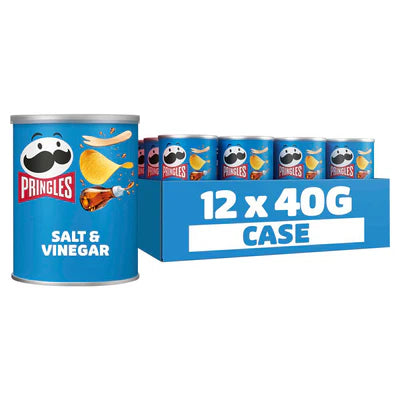 Pringles 40g (Salt & Vinegar) 12 pack