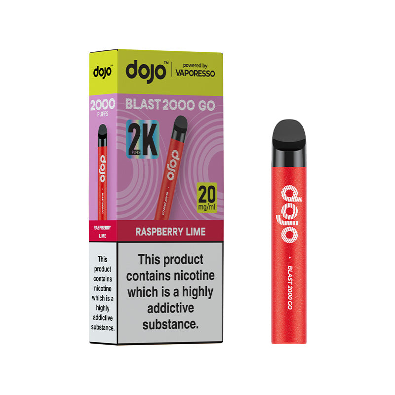 Dojo Blast 2000 Go Prefilled Pod Kit (RASPBERRY LIME)