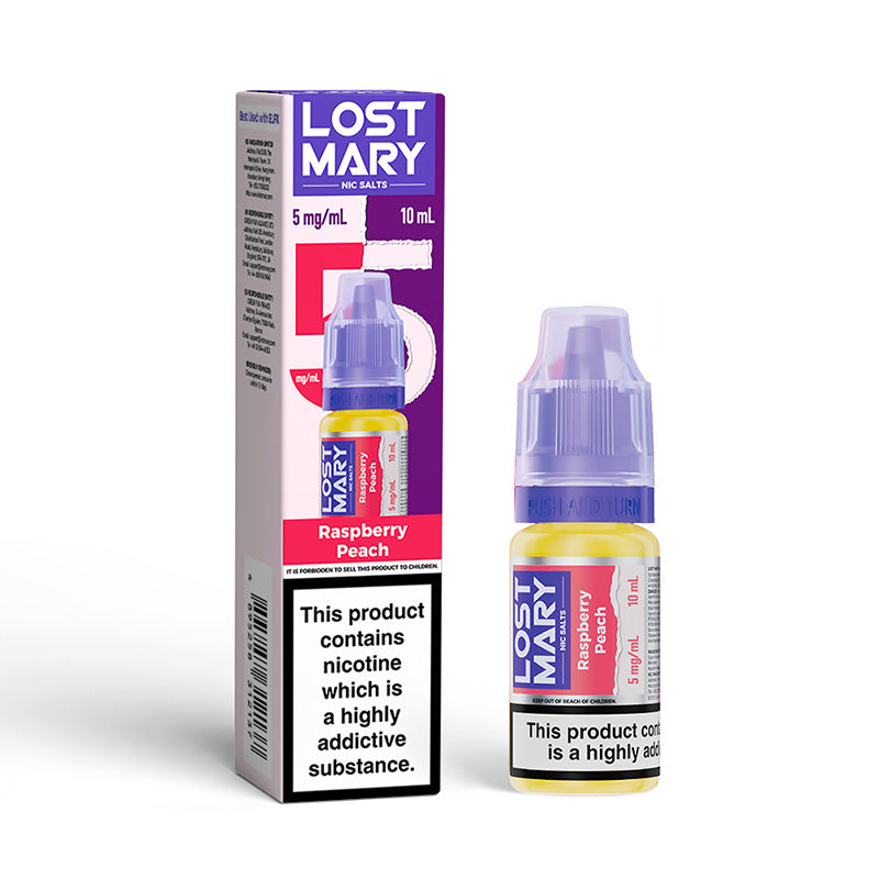 Lost Mary Nic Salt 5mg (RASPBERRY PEACH)