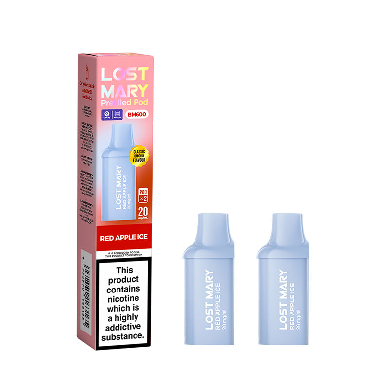 Lost Mary BM600 Prefilled Pods (RED APPLE ICE)