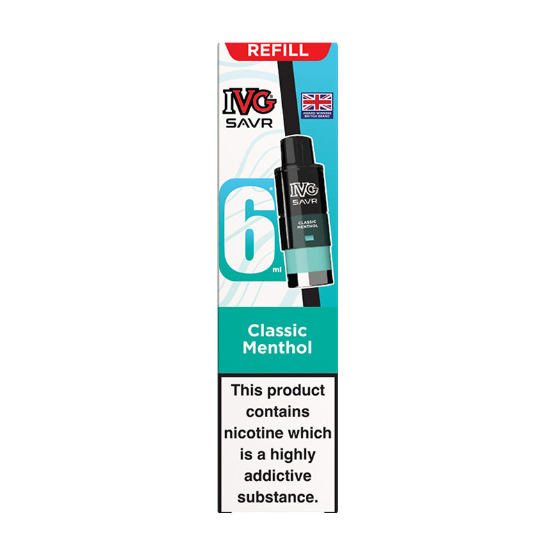 IVG SAVR Prefilled Pods (CLASSIC MENTHOL)
