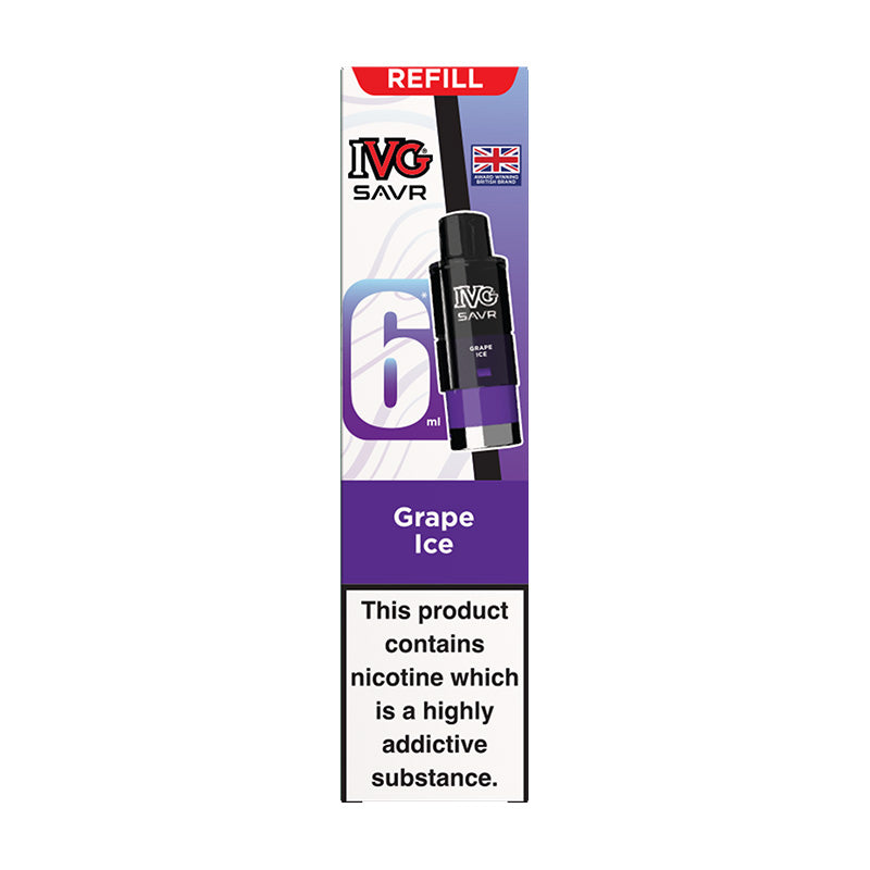 IVG SAVR Prefilled Pods (GRAPE ICE)