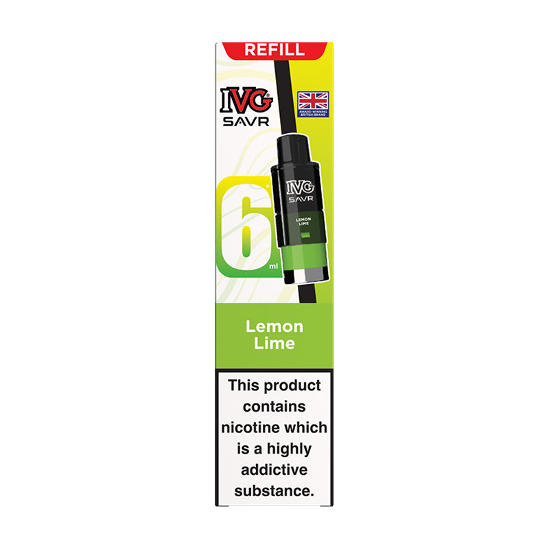 IVG SAVR Prefilled Pods (LEMON LIME)