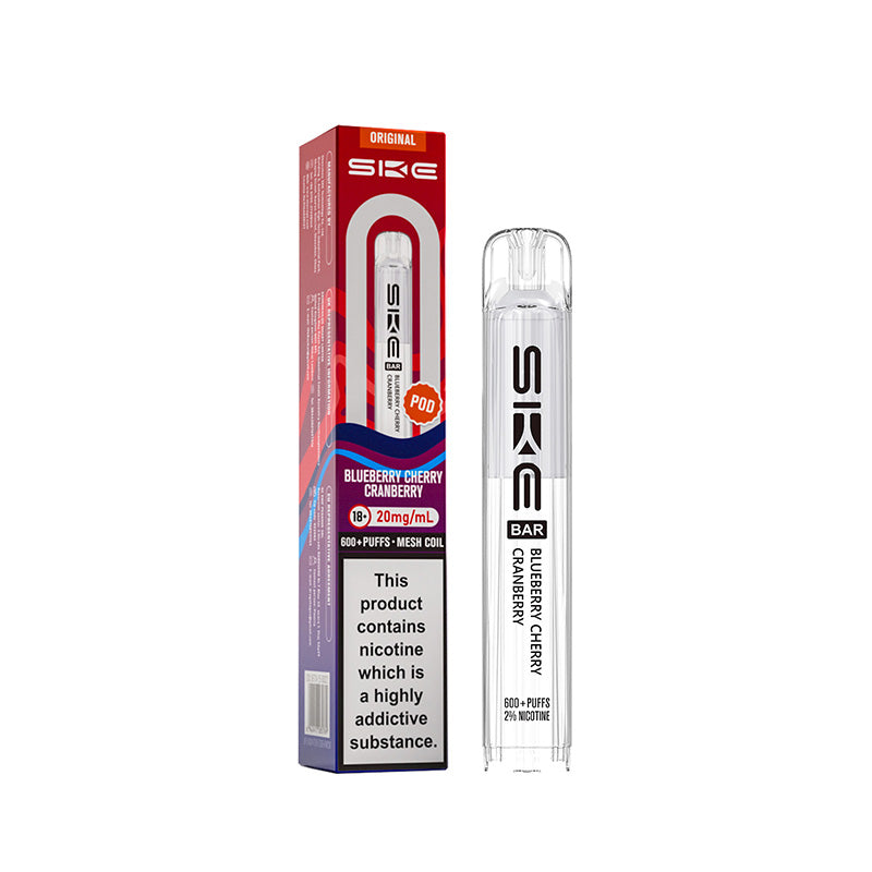 SKE Bar 600 Prefilled Pods (BLUEBERRY CHERRY CRANBERRY)