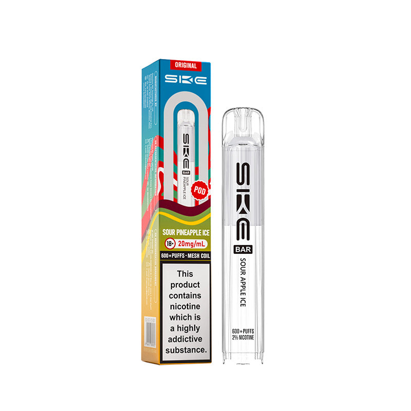 SKE Bar 600 Prefilled Pods (SOUR PINEAPPLE ICE)