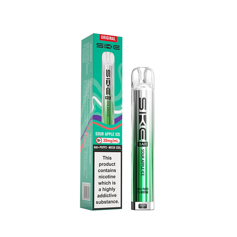SKE Bar 600 Prefilled Pod Kit (SOUR APPLE ICE)