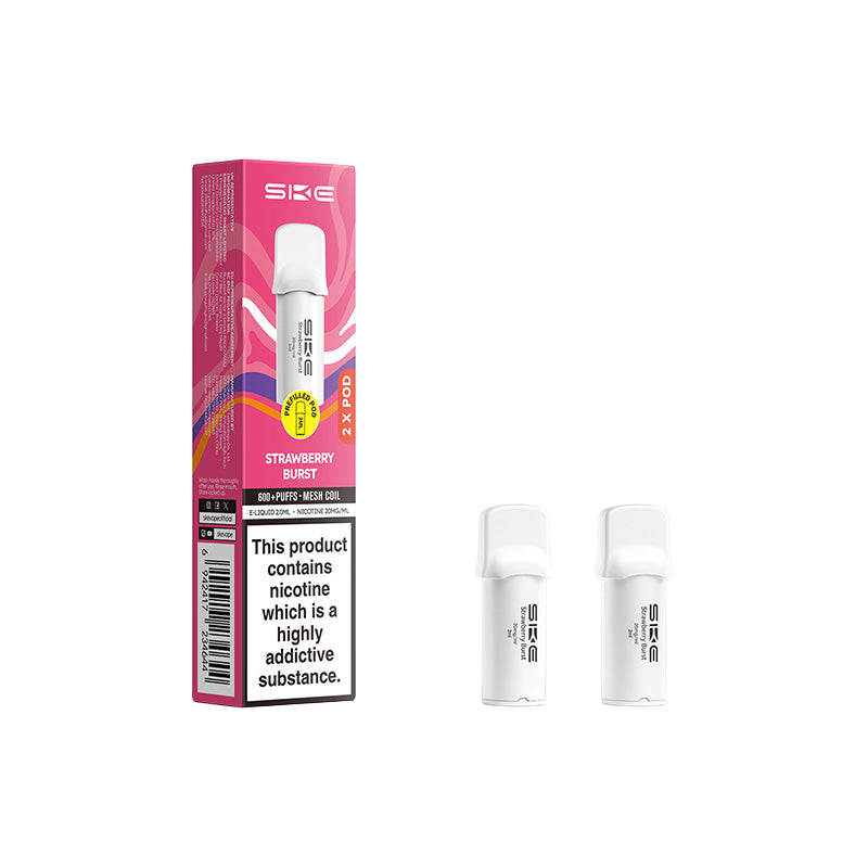 SKE 600 Pro Prefilled Pods 2 Pack (STRAWBERRY BURST)
