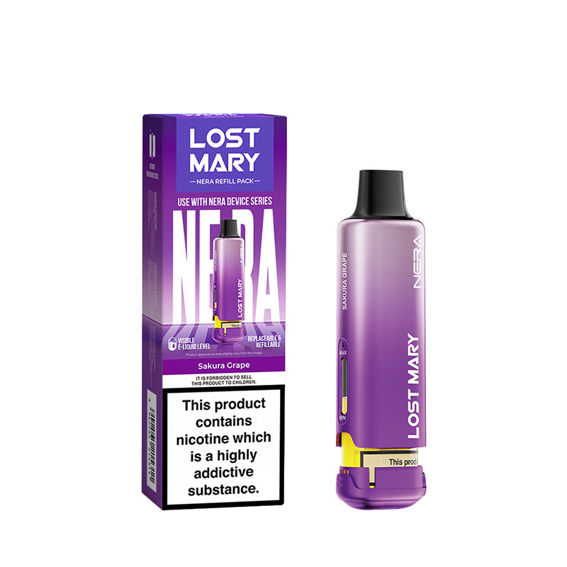 Lost Mary Nera 15K 20mg Prefilled Pods (SAKURA GRAPE)