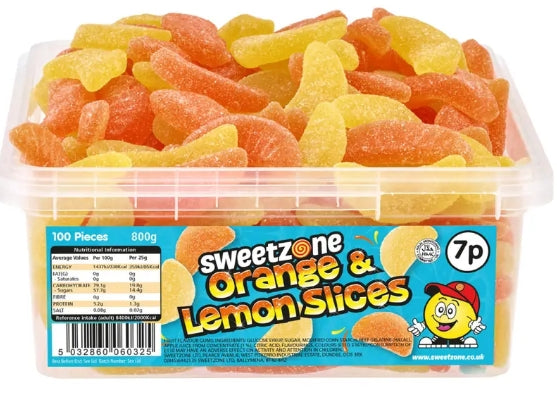 Sweetzone Orange & Lemon Slices Tub