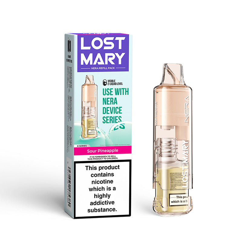 Lost Mary Nera 15K Pureview 20mg Prefilled Pod (SOUR PINEAPPLE)