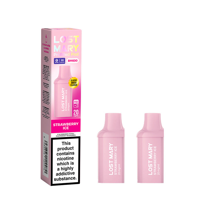Lost Mary BM600 Prefilled Pods (STRAWBERRY ICE)