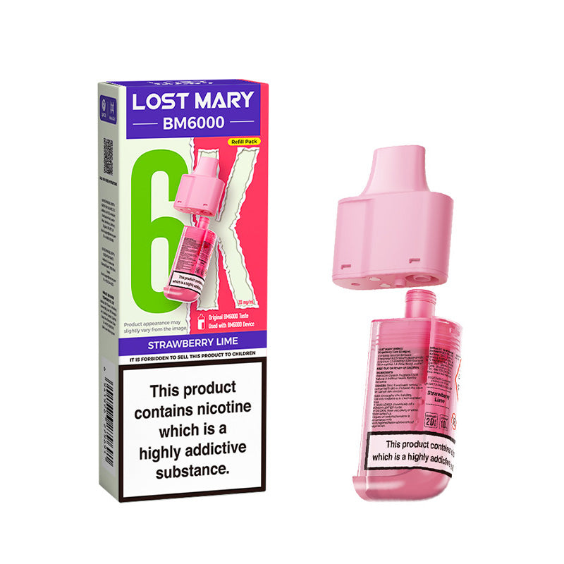 Lost Mary BM6000 Replaceable Pod (STRAWBERRY LIME)