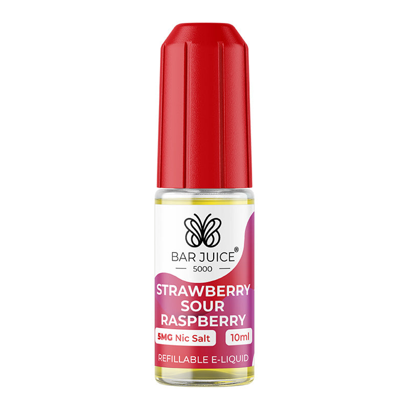 Bar Juice 5000 Nic Salt 5mg Strawberry Sour Raspberry