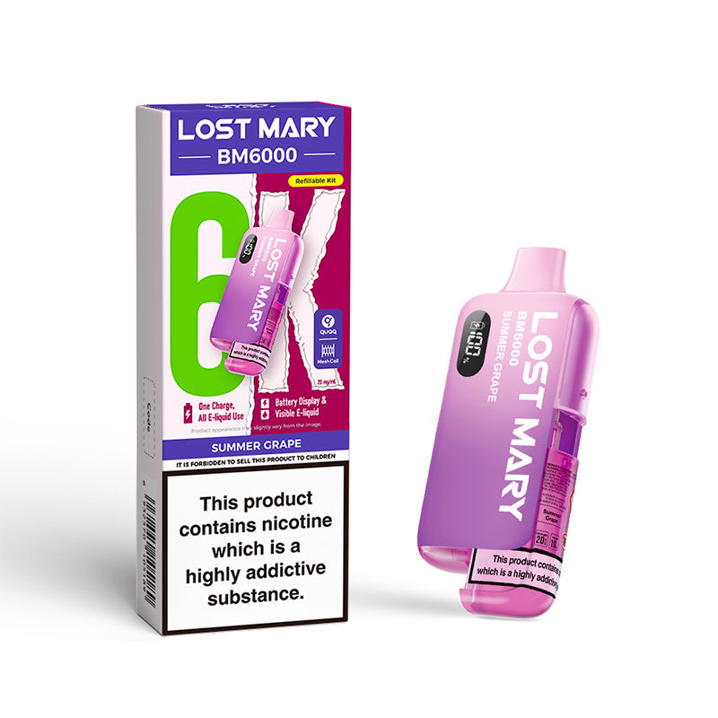 Lost Mary BM6000 Refillable Kit (SUMMER GRAPE)