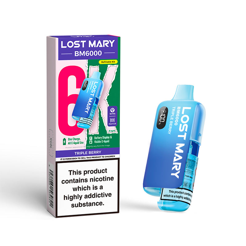 Lost Mary BM6000 Refillable Kit (TRIPLE BERRY)