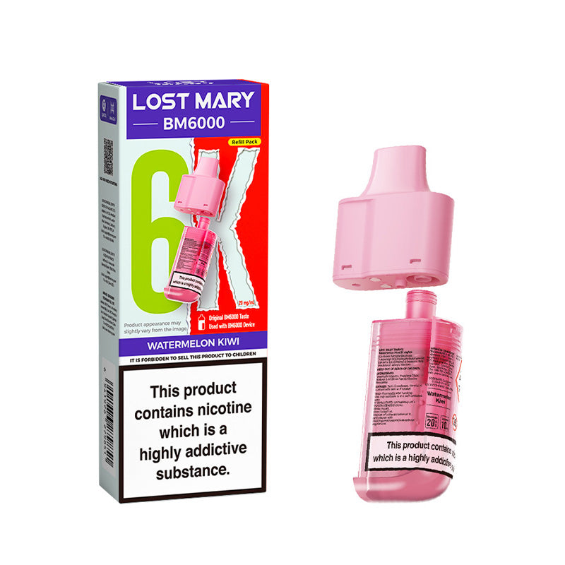 Lost Mary BM6000 Replaceable Pod (WATERMELON KIWI)