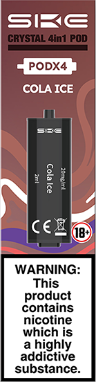 SKE Crystal 4-in-1 2400 Pre-filled Flavour Pods (COLA ICE)