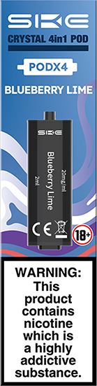 SKE Crystal 4-in-1 2400 Pre-filled Flavour Pods (BLUEBERRY LIME)