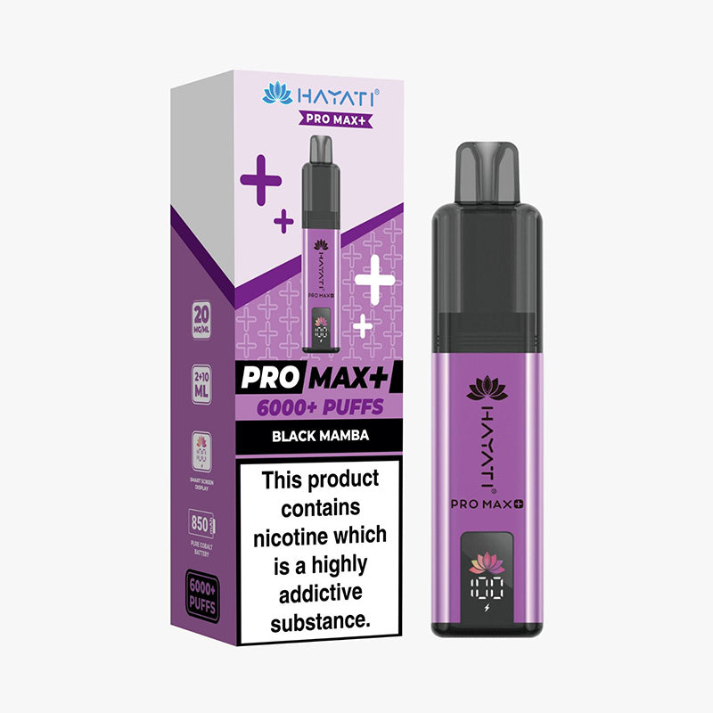 Hayati Pro Max+ 6K Prefilled Pod Kit Black Mamba