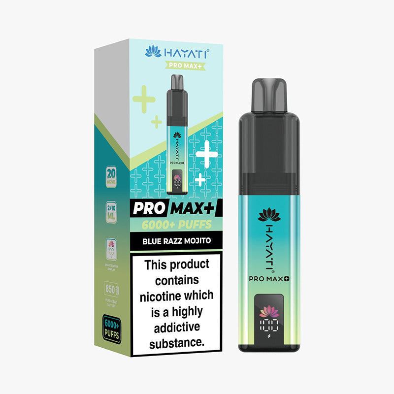 Hayati Pro Max+ 6K Prefilled Pod Kit Blue Razz Mojito