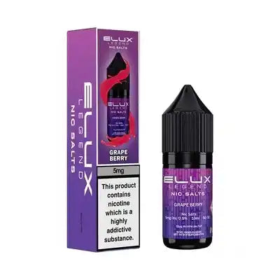 Elux Legend Nic Salt 5mg (GRAPE BERRY)
