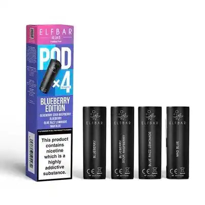 Elf Bar 4 in 1 Prefilled Pods 4 pack (BLUEBERRY EDITION)