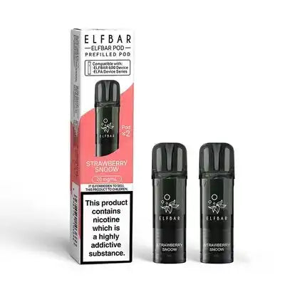 Elf Bar 600 Prefilled Pods 2 Pack Strawberry Snoow