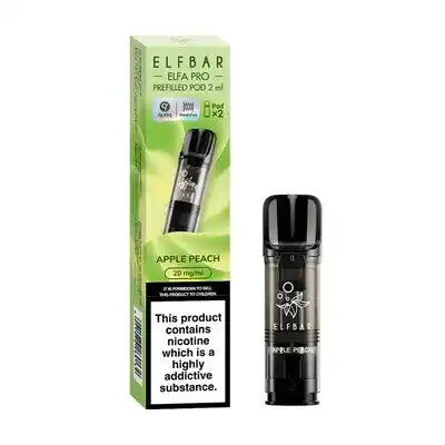 ELFA Pro Vape Pods (APPLE PEACH)