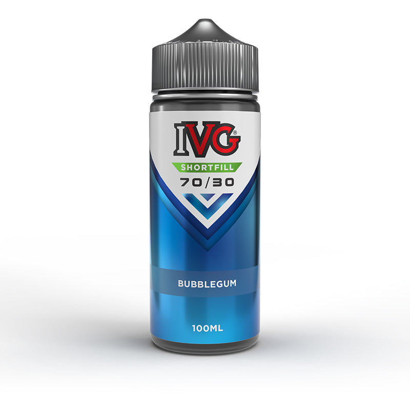 IVG 70/30 100ml Shortfill (BUBBLEGUM)