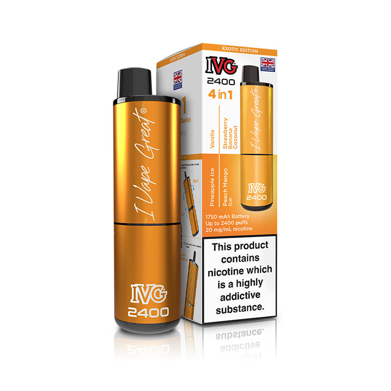 IVG 2400 4 In 1 Rechargeable Pod Kits (EXOTIC EDITION)