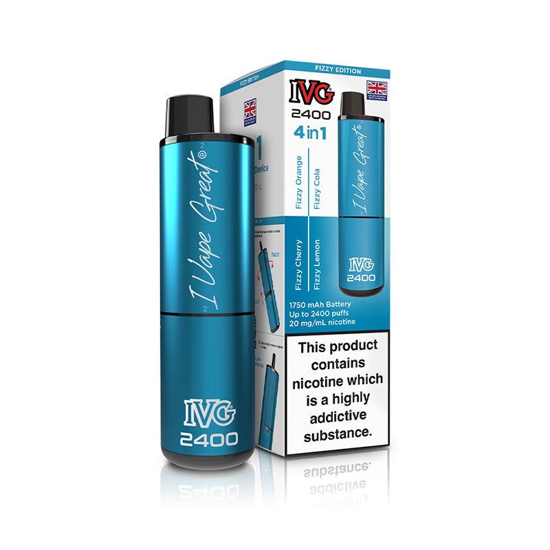 IVG 2400 4 In 1 Rechargeable Pod Kits (FIZZY EDITION)
