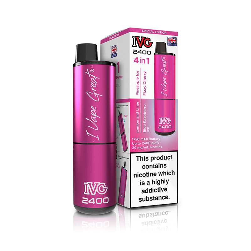 IVG 2400 4 In 1 Rechargeable Pod Kits (SPECIAL EDITION)