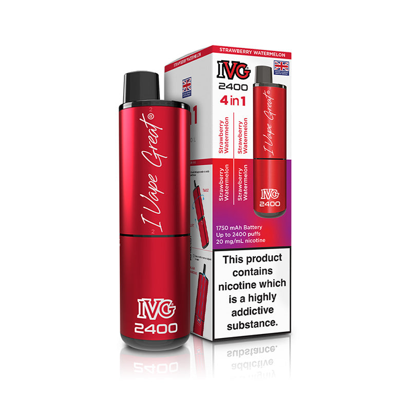 IVG 2400 4 In 1 Rechargeable Pod Kits (STRAWBERRY WATERMELON)