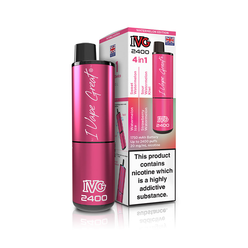 IVG 2400 4 In 1 Rechargeable Pod Kits (WATERMELON EDITION)