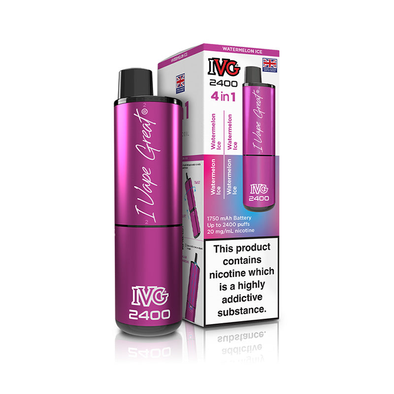 IVG 2400 4 In 1 Rechargeable Pod Kits (WATERMELON ICE)