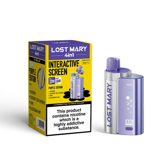 Lost Mary 4-in-1 Pod Kit (PURPLE EDITION)