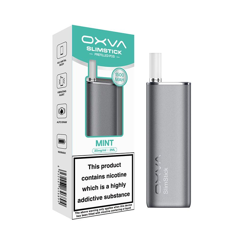 OXVA Slimstick Prefilled Pod Kit (Gray- Mint)
