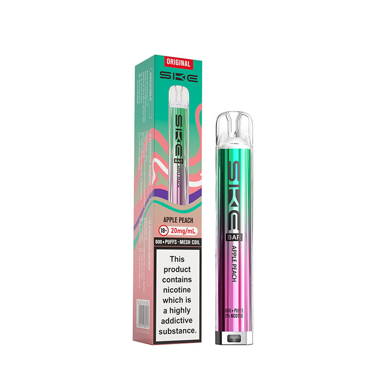 SKE Bar 600 Prefilled Pod Kit (APPLE PEACH)